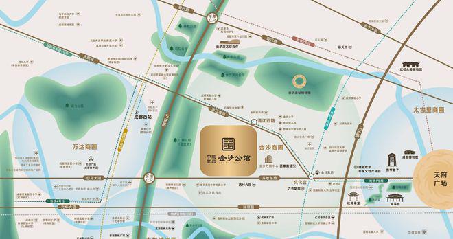 九游官網入口：成都中建金沙公館售樓處電話丨開盤時間項目配套主力戶型(圖2)