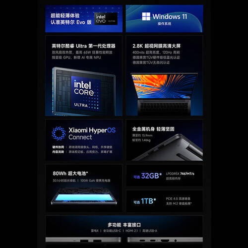 小米筆記本電腦 RedmiBook Pro 14 2024：高性能與輕便設計的完美結合(圖1)